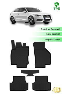 Audi A3 Paspas 2013 2020 Arası Uyumlu Araca Özel Oto Paspas
