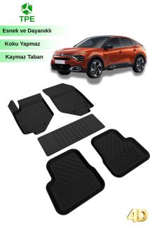 Citroen C4 Paspas 2021 Sonrası 4D Havuzlu Paspas