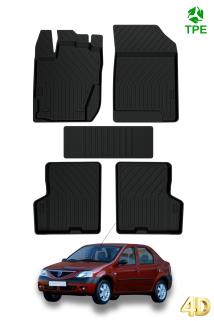 Dacia Logan 2004-2013 Uyumlu 4D Havuzlu Oto Paspas Seti