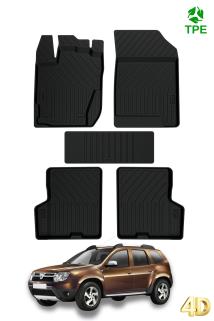 Dacia Duster Paspas 2010 2017 Arası Uyumlu 4D Havuzlu Paspas