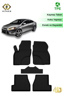 Ford Focus Sedan 2010-2018 4D Araca Özel Oto Paspas