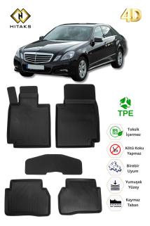 Mercedes E Serisi W213 Paspas 4D Havuzlu Oto Paspas 2015-2020 Arası Uyumlu Araca Özel Paspas