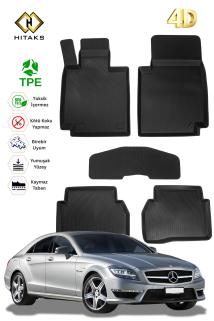 Mercedes CLS C218 4D Uyumlu Paspas Havuzlu Araca Özel Oto Paspas 2010-2018