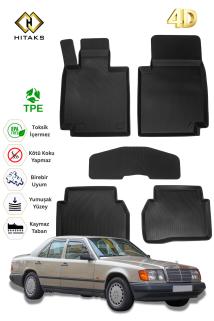 Mercedes E Serisi W124 Paspas Araca Özel 1984-1995 Arası Uyumlu Havuzlu 4D Oto Paspas