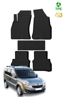 Opel Combo 2010-2018 Arası Uyumlu 4D Havuzlu Oto Paspas