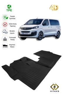 Opel Vivaro C (Zafira Life) 2019 ve Üstü 4D Havuzlu Araca Özel Paspas Ön 2’li