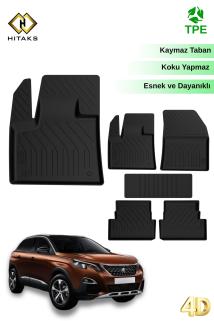 Peugeot 3008 ACCESS-ACTİVE-ALLURE 4D Havuzlu Paspas 2016 2017 2018 2019 2020 2021 2022 2023