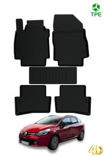 Renault Clio 2012-2019 Uyumlu 4D Oto Paspas Seti Kaymaz Koku Yapmaz