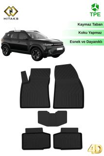 Renault Duster 2024+ Uyumlu Havuzlu Oto Paspas