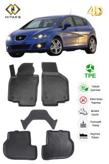 Seat Leon Oto Paspas 2006-2012 Arası Uyumlu 4D Paspas