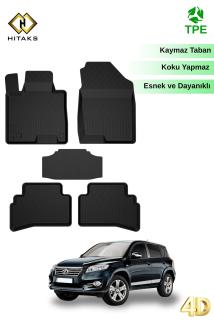 Toyota Rav4 2005 2013 Uyumlu Araca Özel 4D Havuzlu Paspas