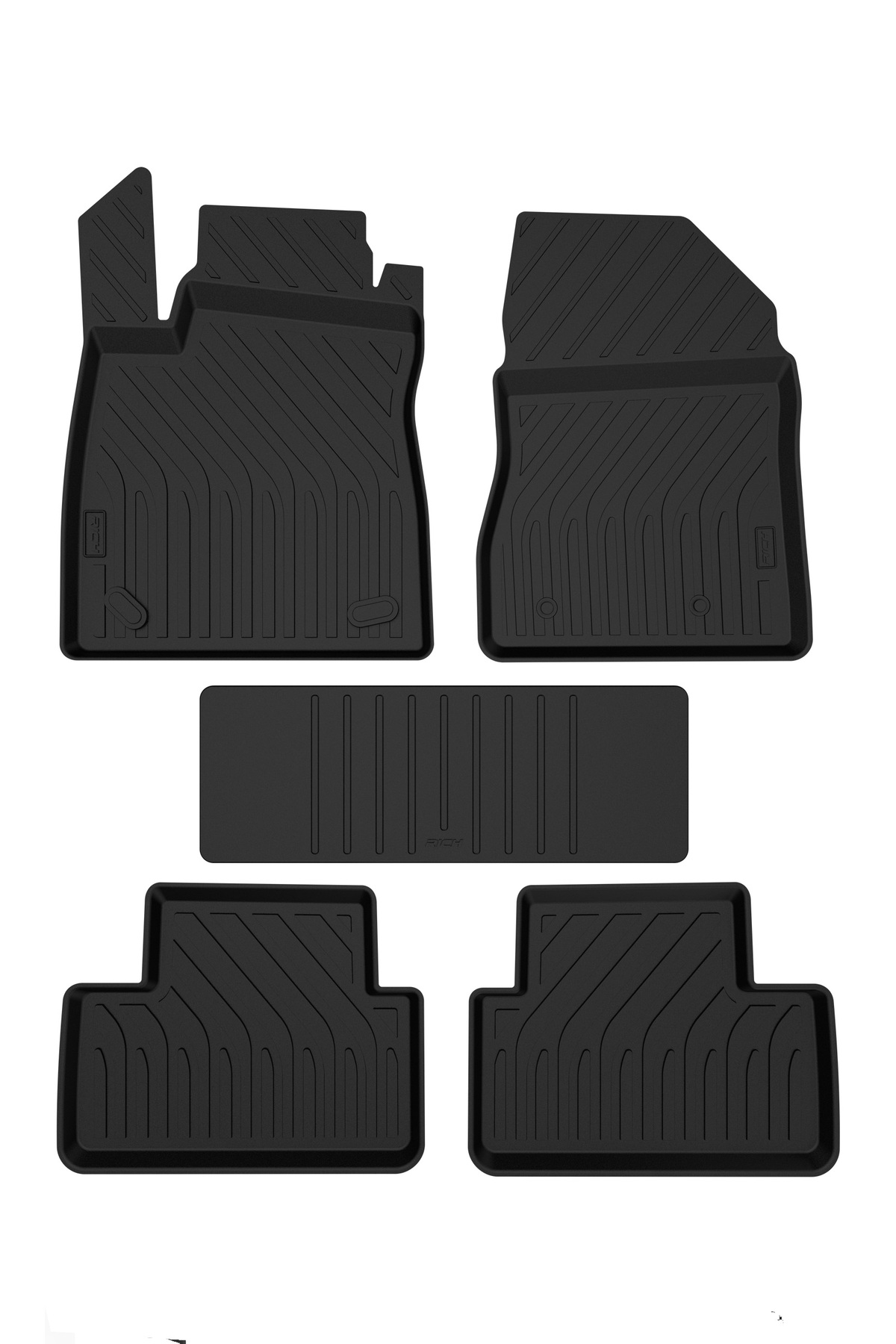 Hitaks Citroen C3 Model 4D Havuzlu Paspas 2021-2022-2023-2024 Model Tam Uyumlu Oto Paspas