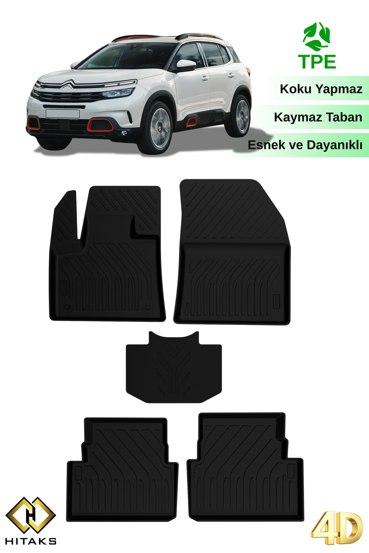 Hitaks Citroen C5 Aircross 4D Oto Paspas Havuzlu 2019+